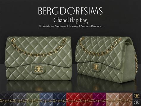 bergdorf chanel bag sims 4.